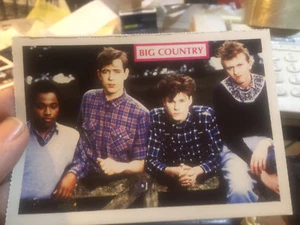 BIG COUNTREY (ROCK BAND)-------VERY RARE --UNUSED POSTCARD----MINT ! - Picture 1 of 1