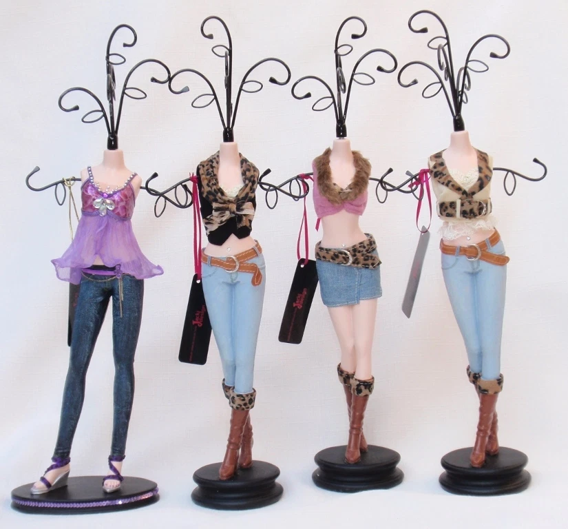 FASHION MANNEQUIN JEWELRY DISPLAY HANGER - choose 1 style - Image 1 of 1