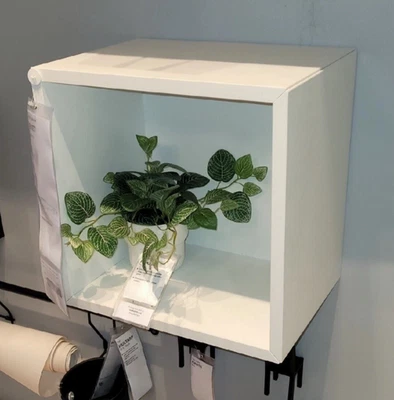 IKEA EKET White Floating Wall Square Storage Shelf Cube Cabinet 803.346.03 NIB - Image 1 of 4