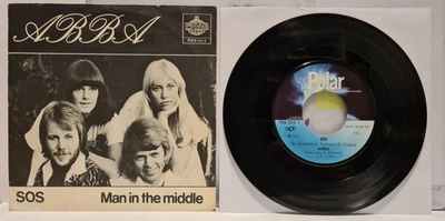 Abba sos 1975 Ex/Vg+ Norway 7" 45 single - Image 1 of 2