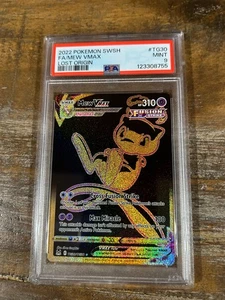 POKEMON 2022 Lost Origin Full Art MEW VMAX #TG30 PSA 9 Mint RARE - Picture 1 of 2