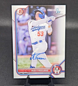 2022 Bowman Draft Rookie Auto ALEX FREELAND #BD-194 1st Bowman LA Dodgers MINT - Picture 1 of 3