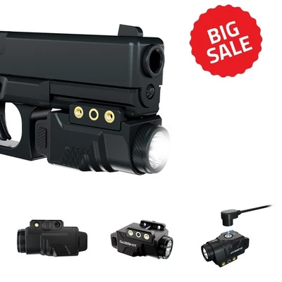 800 Lumens Pistol Light Handgun Light Tactical Flashlight for Picatinny Rail  - Image 1 of 3