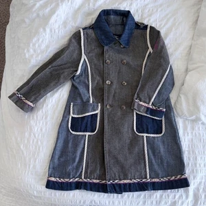 Jacke Mantel Trench Jeans 3T Burberry Blau - Bild 1 von 8