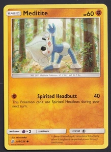 SM - Unified Minds #109/236 Meditite - Picture 1 of 2