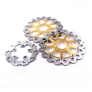 Front Rear Brake Disc Rotors for Suzuki GSXR 600 750 96-03 TL1000R TL1000S 97-01 - Picture 1 of 12