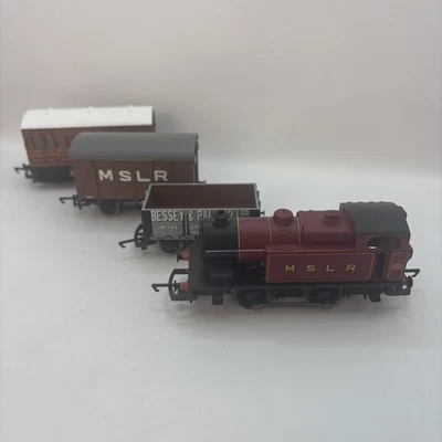 HORNBY R1068 MSLR THE ROVER CLASS D 0-4-0T SET OO GAUGE CARRIAGE WAGON  - Image 1 of 4
