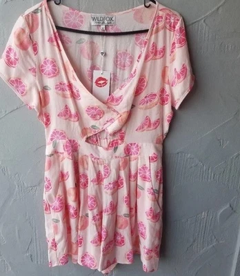 Nuevo mameluco recortado Wildfox uva fruta tamaño mediano Foto 1 de 4