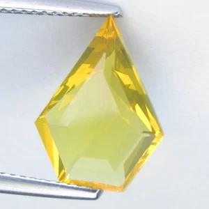 2.94Cts Natural Genuine Fancy Cut Mexican Fire Opal Loose Gemstone - Picture 1 of 3