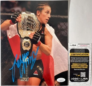 UFC MMA Fighter Joanna Jedrzejczyk Signed 8x10 Photo Authentic Autograph JSA COA - Picture 1 of 1