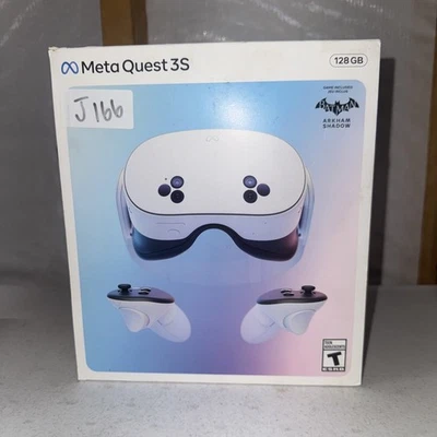 Quest 3S 128GB VR Headset Batman: Arkham Shadow & 3-Month Meta Horizon - Sealed - Image 1 of 4