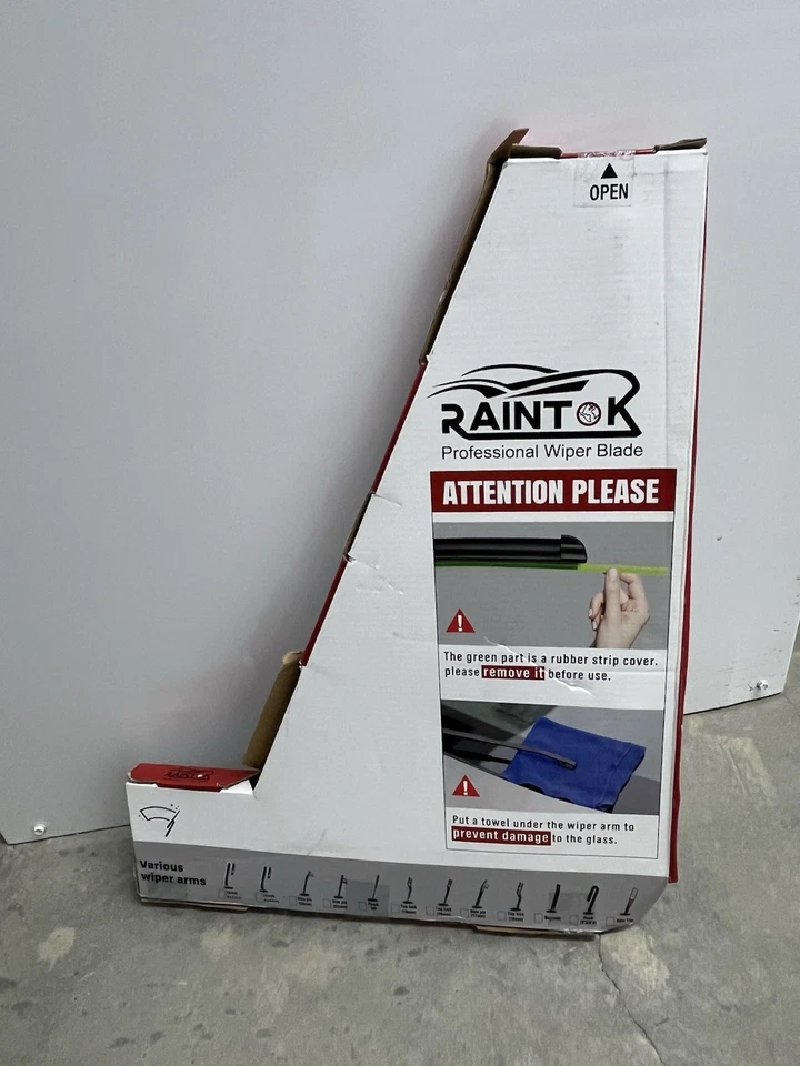 Conjunto de limpador RAINTOK TCA-D para Cadillac SRX 2010–2016 26”/17”/12” novo - Imagem 1 de 3