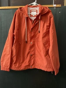 Goodfellow & Co Rain Jacket Water Wind Resistant Fishing Wind Breaker Orange XL - Picture 1 of 11