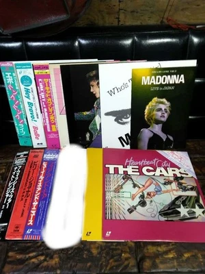 12 Laser Discs Madonna Live Anri Epo Cars Billy Joel - Image 1 of 4