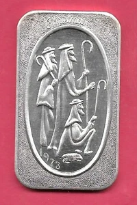 THREE WISE MEN (ST 6)    .999 SILVER ART BAR - Picture 1 of 2