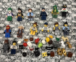 Lego Minifigures Mini Figures Lot - Hats & Accessories - Batman Ninjago & More - Picture 1 of 3