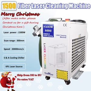 Handheld 1500W FiberLaser Cleaning Machine for Remove Metal Rust Oil Paint 【DE】 - Picture 1 of 18
