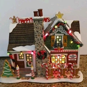 Department 56 Snow Village 2007 "The Gingerbread House" - se ilumina - funciona - Imagen 1 de 10