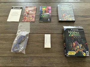 Legend of Zelda Four Swords Adventures GameCube Complete CIB Manual Cable Box - Picture 1 of 9