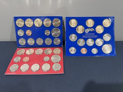 Lot of 3 United States Mint Uncirculated Coin Sets, 2007 P & D, 2010 P $20.73 - Image 1 of 3