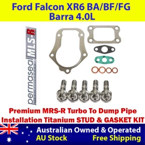 Permaseal Turbo To Dump Pipe Titanium Stud&Gasket Kit For Ford Falcon G6E, F6 4L - Picture 1 of 5