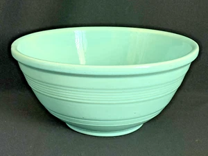 PACIFIC Pottery 9R Mixing Bowl 10.5" Cali. Hostess Ware VERY RARE TURQUOISE VGC - Picture 1 of 10