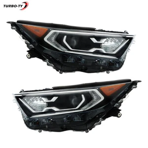 Faros LED derecho+izquierdo para Toyota RAV4 Hybrid XSE/XLE/Limited 2019-2022 negros - Imagen 1 de 12