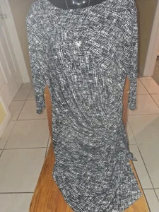 RIPE Monochrome (Black/White) Maternity Dress**Size S**(Size 10) - Picture 1 of 6