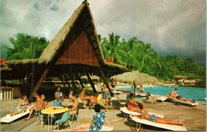 Postcard Hawaii Hilo - Kona Inn swimming pool and sun deck - Picture 1 of 2