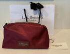 New Wt & G.Bag Smart L.K.Bennett Indi  ?Oxblood? Red Colour Make Up/Cosmetic Bag