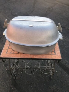 VTG Guardian Service Aluminum Turkey Roaster. Large w/ Lid And Lifting Rack - Picture 1 of 7