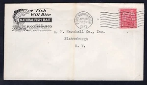 USA Port Huron Mich 1932 Natural Fish Bait Co ADVERTISING Cover. Fishing - Picture 1 of 2