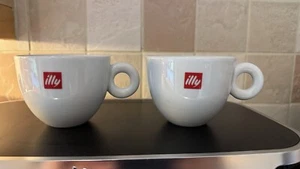 illy Large Mugs / Cups x 2 - Picture 1 of 7