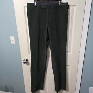 NWT Riviera by Jack Victor Koby Dress Pants Size R35 In Dark Hunter Green - Picture 1 of 12