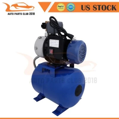 AUTOPARTSCLUB2018 1HP 110V Shallow Well Jet Pump W/ Pressure Switch 12.3GPM Booster Water 2800L/H