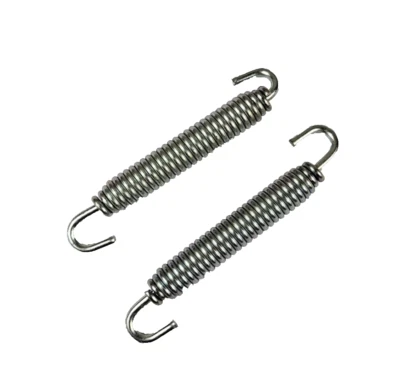 2 Stück Auspuff Feder 83mm Motorrad Roller Enduro Cross Quad Modelle drehbar - Bild 1 von 4