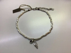 Neu mit Etikett Uno de 50 versilberte Halskette mit Feder/lila Kristall "Desplumado" - Bild 1 von 10