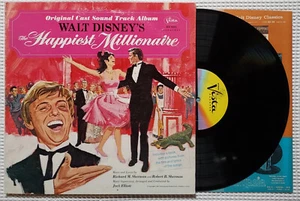 DISNEY Happiest Millionaire Orig '67 BUENA VISTA Mono Gatefold Booklet Inner EX - Foto 1 di 1