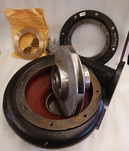 Grundfos Centrifugal Pump 10" Impeller 1 1/2" Shaft Keyway 4" Inlet 2 7/8" out - Picture 1 of 12