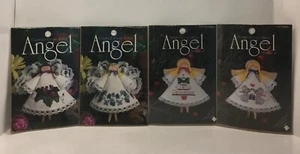 4 Designs für die Nadel gezählt Kreuzstich Ornament Engel Kits  - Bild 1 von 6