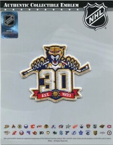 2023 2024 FLORIDA PANTHERS TEAM PATCH 30TH ANNIVERSARY OFFICIAL STANLEY CUP