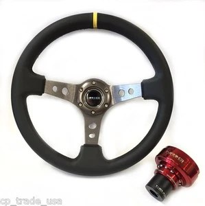 Steering Wheel Hub Adapter Quick Release Polaris RZR 800 900 1000 08-15 ST06GMRD - Picture 1 of 4