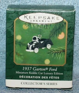 Hallmark Keepsake 1937 Garton Ford Kiddie Car Classics Metal Ornament 2001 New - Picture 1 of 1
