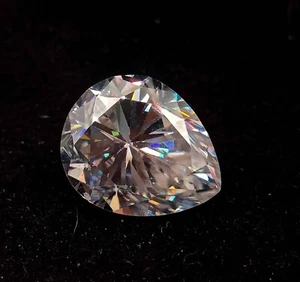 Pear 1.00 Carat IGL Loose Lab Grown CVD Diamond G Color VS1 clarity 5MSG - Picture 1 of 7