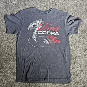 FORD Official Licenced Product Cobra Mustang Gray Size Medium Short Sleeve Tee - Picture 1 of 8