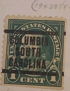 Rare Early 1900s Benjamin Franklin 1 Cent Stamp - Picture 1 of 2