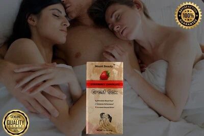 MOUNT BEAUTY Chocolate Sexual Tabs Better Sex Perform per uomini e donne 60 g spedizione v...