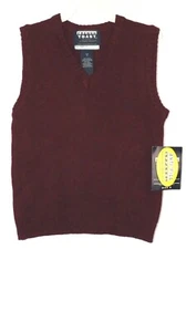 Chaleco Suéter Uniforme Escolar Francés, Cuello en V Suéter Sin Mangas - Imagen 1 de 5