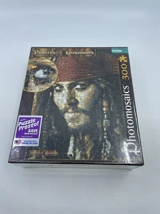 Disney Pirates of the Caribbean Jack Sparrow J. Depp Photomosaics Jigsaw Puzzle - Picture 1 of 7