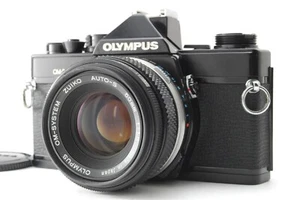 【N MINT】Olympus OM2 OM-2 SLR 35mm Film Camera Black 50mm f/.1.8 Lens From JAPAN - Picture 1 of 12